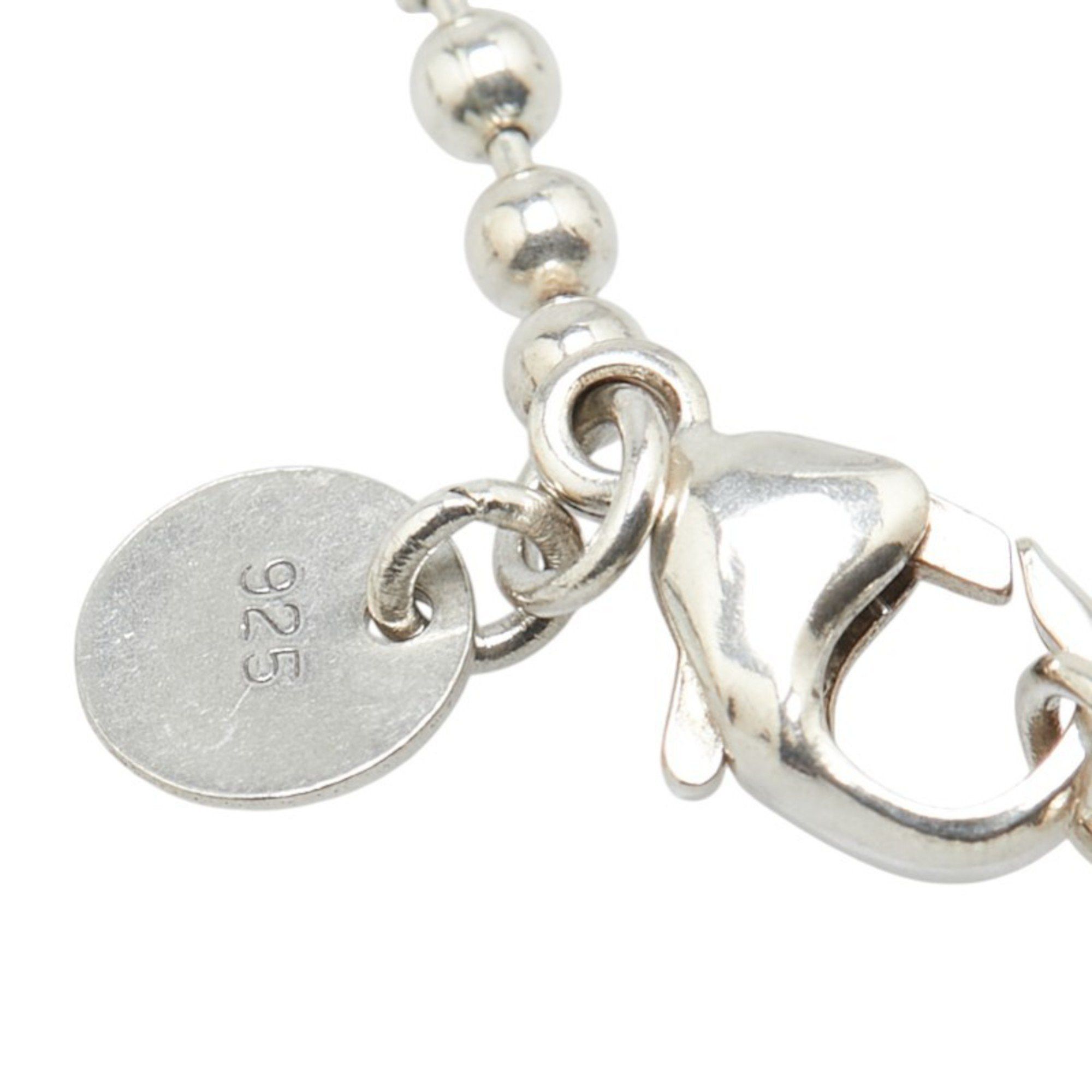 Tiffany & Co. Return to heart tag long necklace with ball  Tiffany & Co Return to Heart Tag Ball Chain Long Pendant Silver main image 1