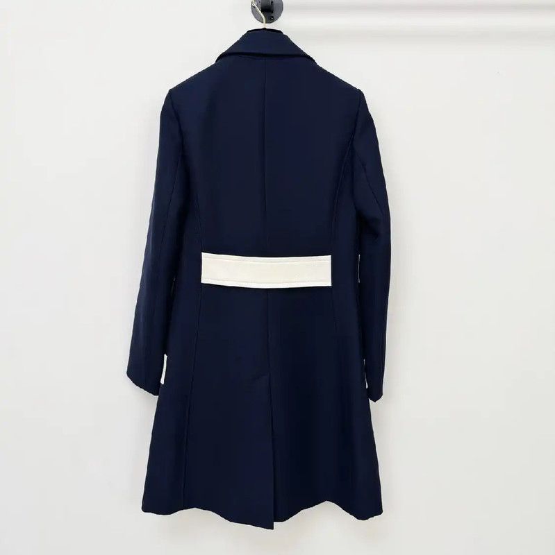 Louis Vuitton Louis Vuitton Color-Blocked Women's Coat Size S 0089 Size S / US 4 / IT 40 - 2 Thumbnail