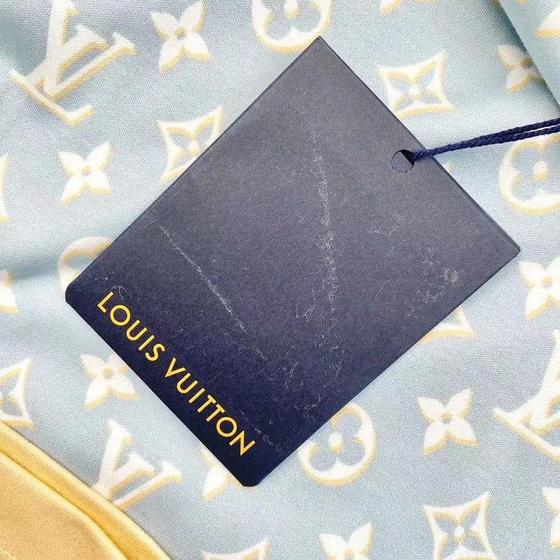 Louis Vuitton Louis Vuitton Light Blue Cotton Dress for Women 0089 Size S / US 4 / IT 40 - 5 Thumbnail