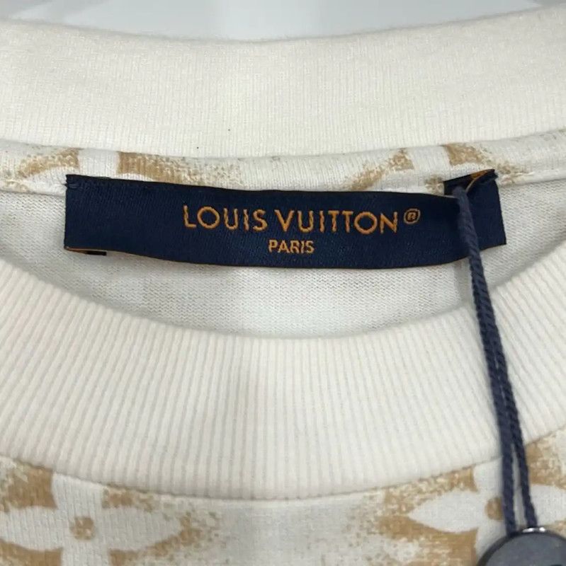 Louis Vuitton Louis Vuitton Women's White T-Shirt with Logo 0089 Size S / US 4 / IT 40 - 5 Thumbnail
