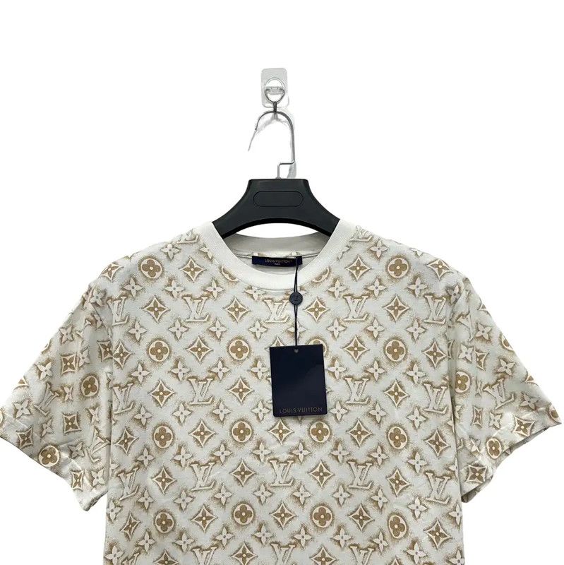 Louis Vuitton Louis Vuitton Women's White T-Shirt with Logo 0089 Size S / US 4 / IT 40 - 4 Thumbnail