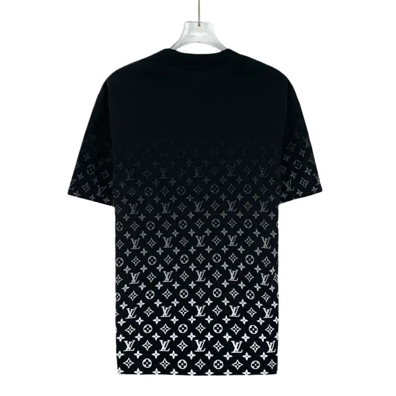 Louis Vuitton Louis Vuitton Black Cotton T-Shirt for Women 0089 Size S / US 4 / IT 40 - 2 Thumbnail