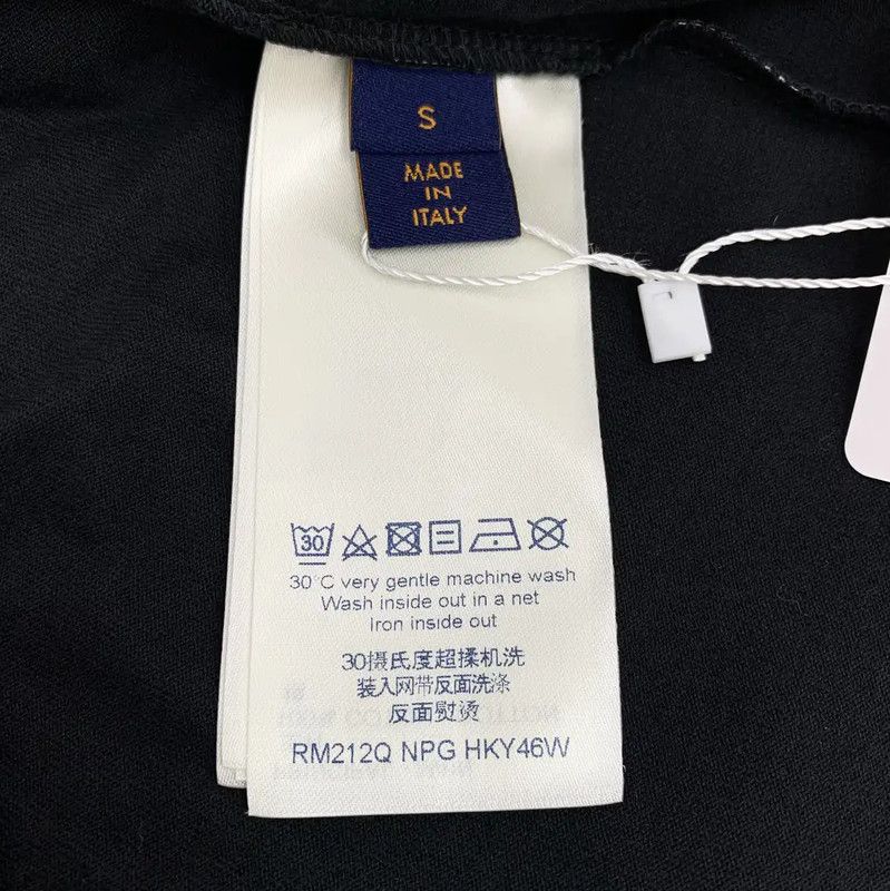Louis Vuitton Louis Vuitton Black Cotton T-Shirt for Women 0089 Size S / US 4 / IT 40 - 6 Thumbnail