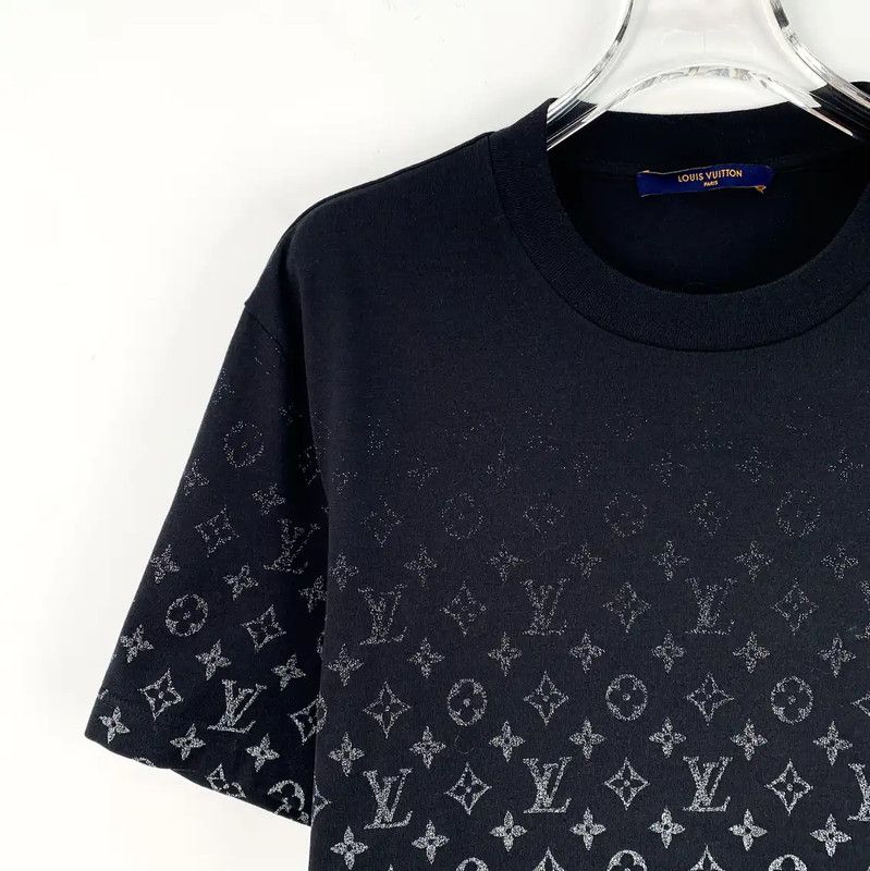 Louis Vuitton Louis Vuitton Black Cotton T-Shirt for Women 0089 Size S / US 4 / IT 40 - 3 Thumbnail