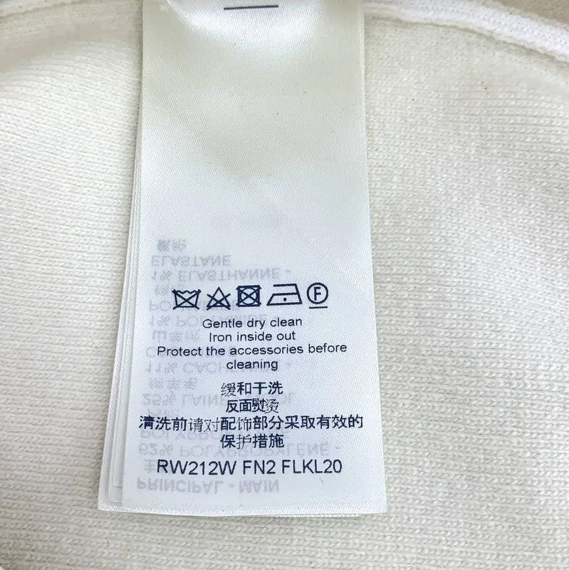 Louis Vuitton Louis Vuitton Women's XS White Sweatshirt 0089 Size XS / US 0-2 / IT 36-38 - 6 Thumbnail