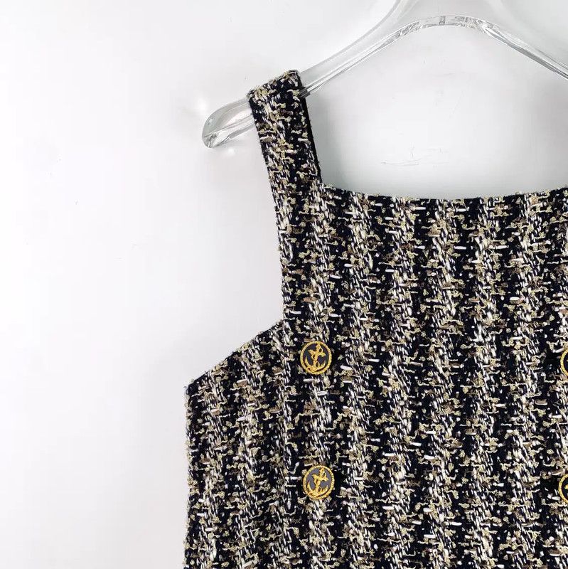 Louis Vuitton Louis Vuitton Brown Wool Dress Size S 0089 Size S / US 4 / IT 40 - 3 Thumbnail