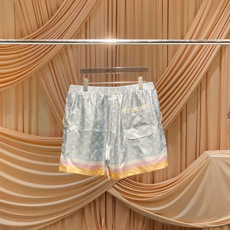 Louis Vuitton Louis Vuitton Colorblock Silk Women's Shorts 0089 Size 38" / US 16 / IT 52 - 2 Thumbnail