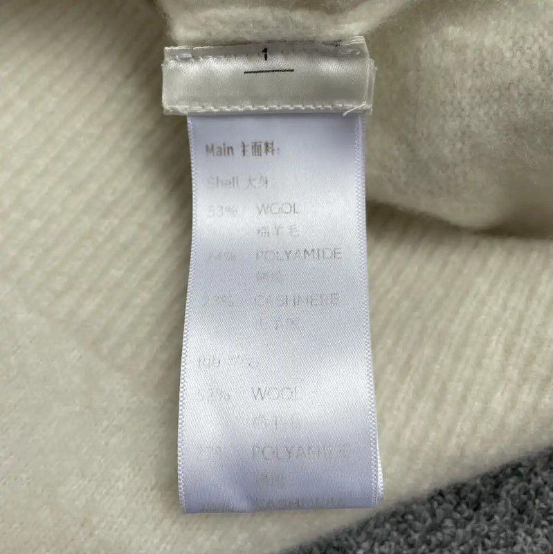 Louis Vuitton Louis Vuitton Cream Wool Blend T-Shirt 0089 Size M / US 6-8 / IT 42-44 - 5 Thumbnail