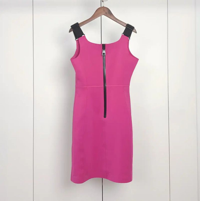 Louis Vuitton Louis Vuitton Pink Sleeveless Summer Dress 0089 Size S / US 4 / IT 40 - 2 Thumbnail