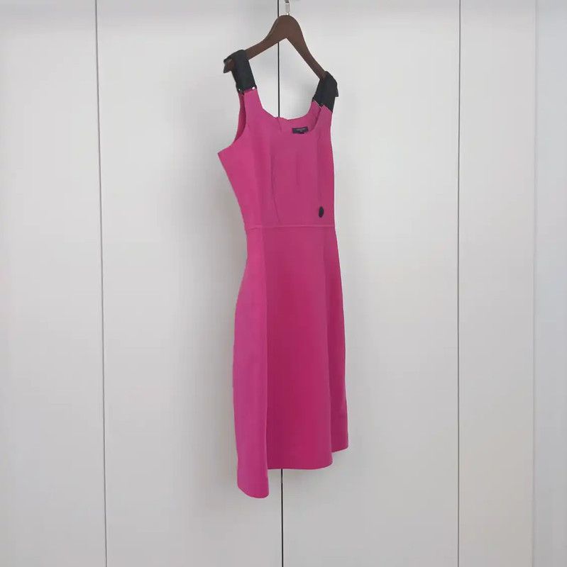 Louis Vuitton Pink Sleeveless Summer Dress 0089