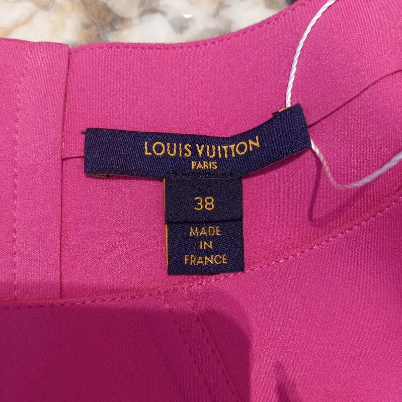 Louis Vuitton Louis Vuitton Pink Sleeveless Summer Dress 0089 Size S / US 4 / IT 40 - 5 Thumbnail