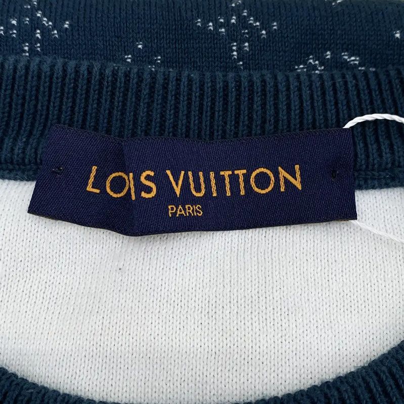 Louis Vuitton Louis Vuitton Blue Cotton Women's Sweatshirt Size S 0089 Size S / US 4 / IT 40 - 5 Thumbnail