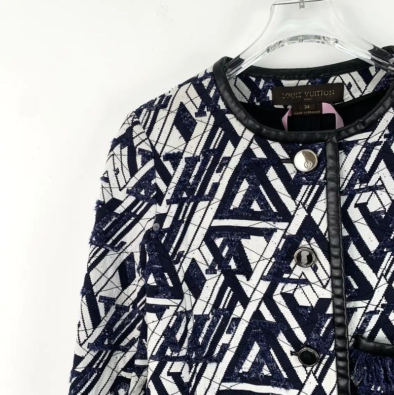 Louis Vuitton Louis Vuitton Color Block Cotton Jacket for Women 0089 Size XXS / US 00 / IT 34 - 3 Thumbnail
