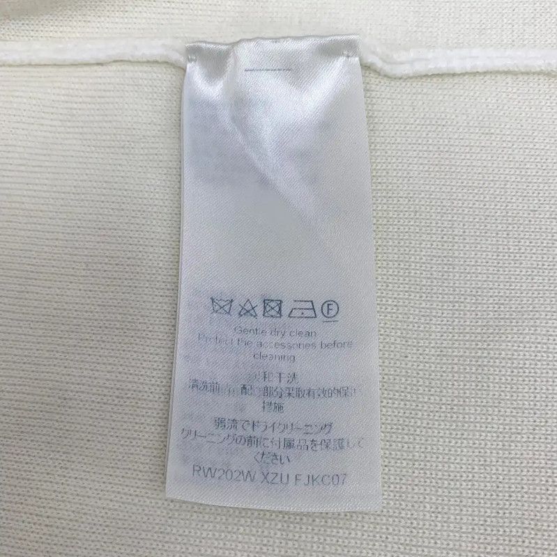 Louis Vuitton Louis Vuitton White Wool Women's Jacket 0089 Size L / US 10 / IT 46 - 6 Thumbnail