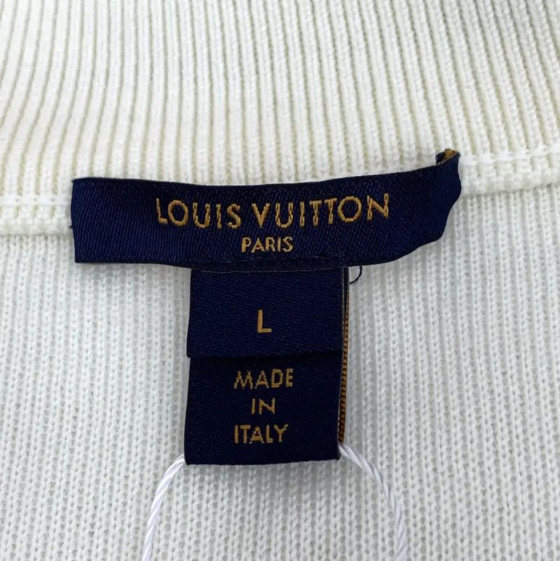 Louis Vuitton Louis Vuitton White Wool Women's Jacket 0089 Size L / US 10 / IT 46 - 5 Thumbnail