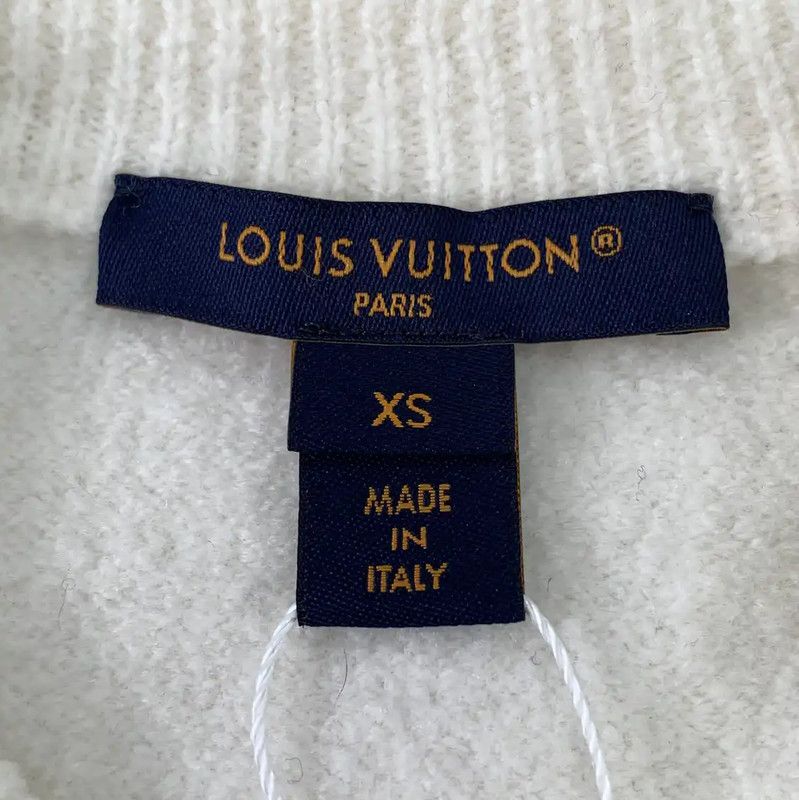 Louis Vuitton Louis Vuitton White Wool Cardigan for Women 0089 Size XS / US 0-2 / IT 36-38 - 6 Thumbnail
