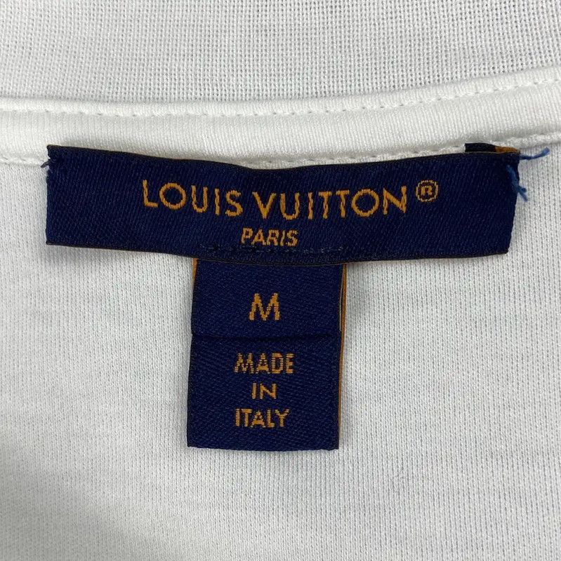 Louis Vuitton Louis Vuitton Women's Cotton T-Shirt in White 0089 Size M / US 6-8 / IT 42-44 - 5 Thumbnail