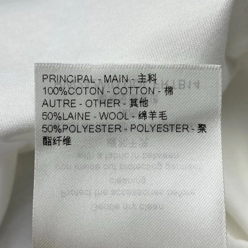 Louis Vuitton Louis Vuitton Women's Cotton T-Shirt in White 0089 Size M / US 6-8 / IT 42-44 - 7 Thumbnail