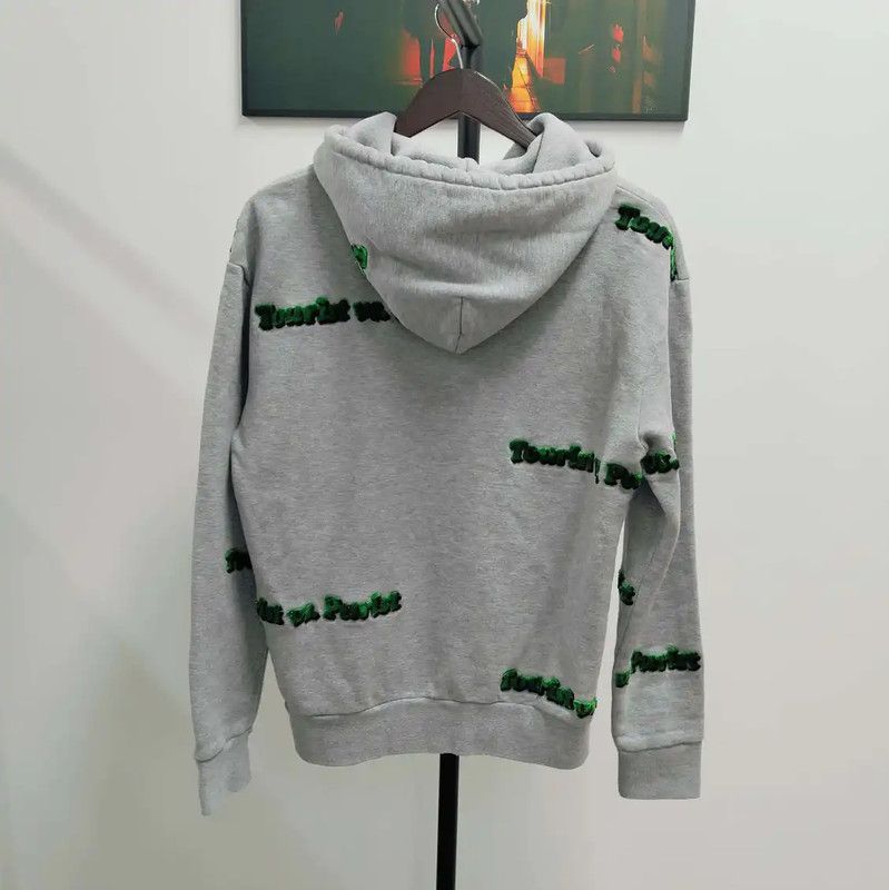Louis Vuitton Louis Vuitton Women's Gray Cropped Hoodie 0089 Size XS / US 0-2 / IT 36-38 - 2 Thumbnail