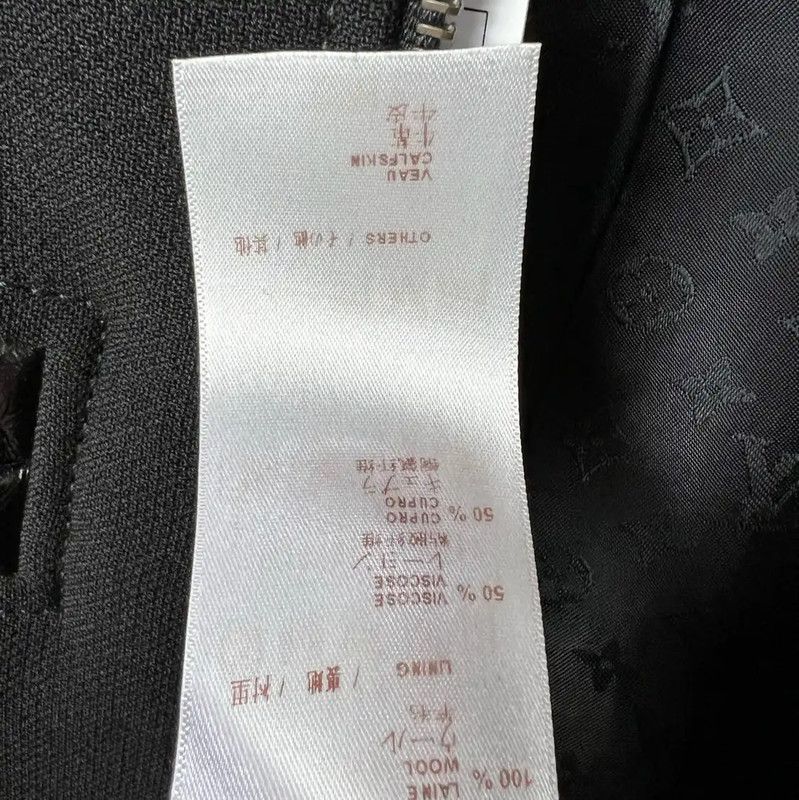 Louis Vuitton Louis Vuitton Black Cashmere Coat Size S 0089 Size S / US 4 / IT 40 - 6 Thumbnail