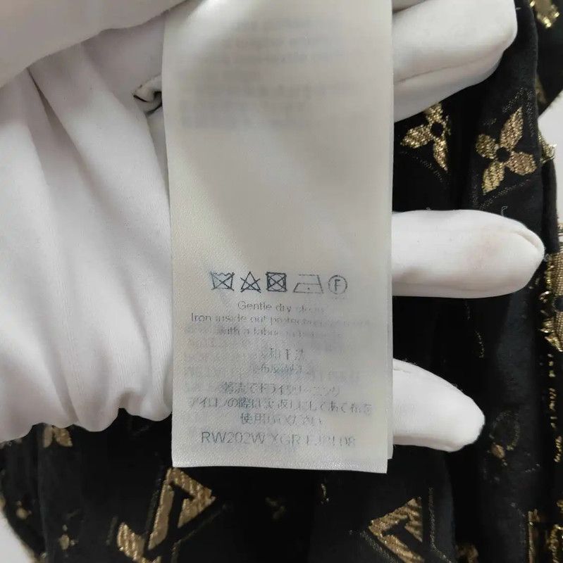 Louis Vuitton Louis Vuitton Black Spring Autumn Short Sleeve T-Shirt 0089 Size M / US 6-8 / IT 42-44 - 4 Thumbnail