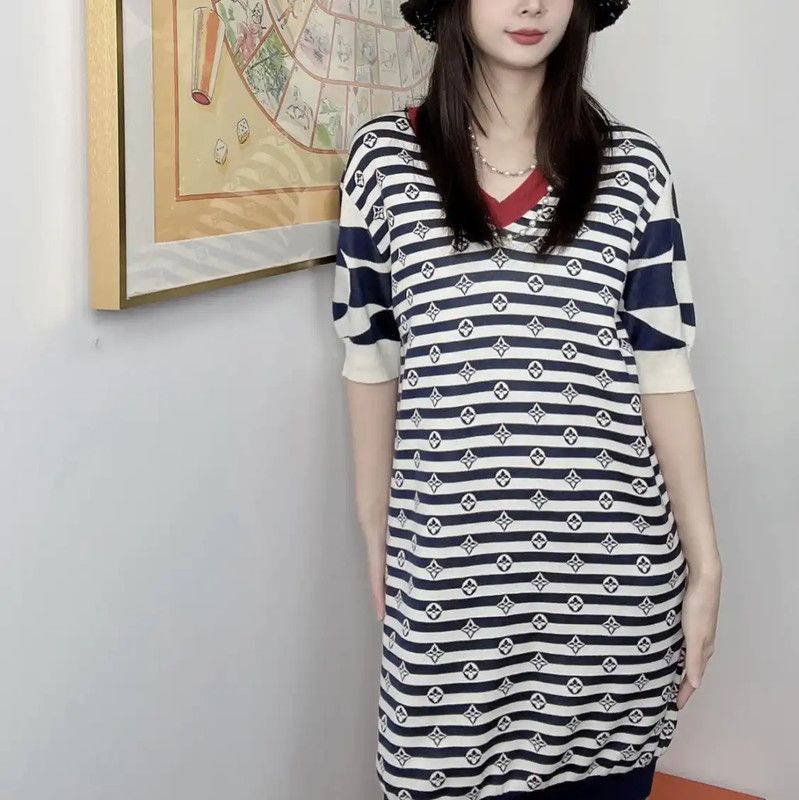 Louis Vuitton Louis Vuitton Summer Color Block Dress 0089 Size M / US 6-8 / IT 42-44 - 8 Thumbnail