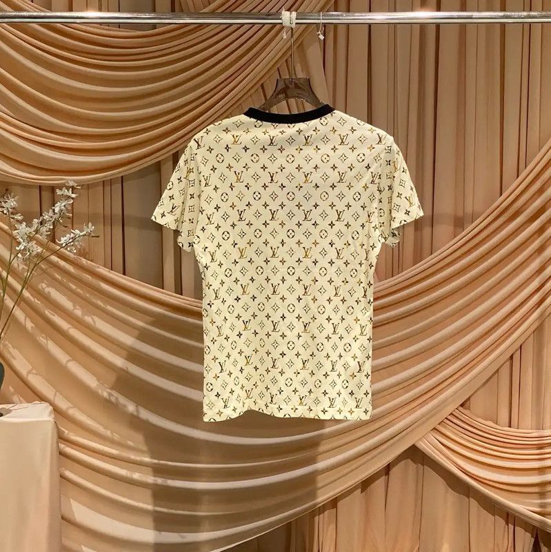 Louis Vuitton Louis Vuitton Colorblock Cotton Women’s T-Shirt 0089 Size M / US 6-8 / IT 42-44 - 2 Thumbnail