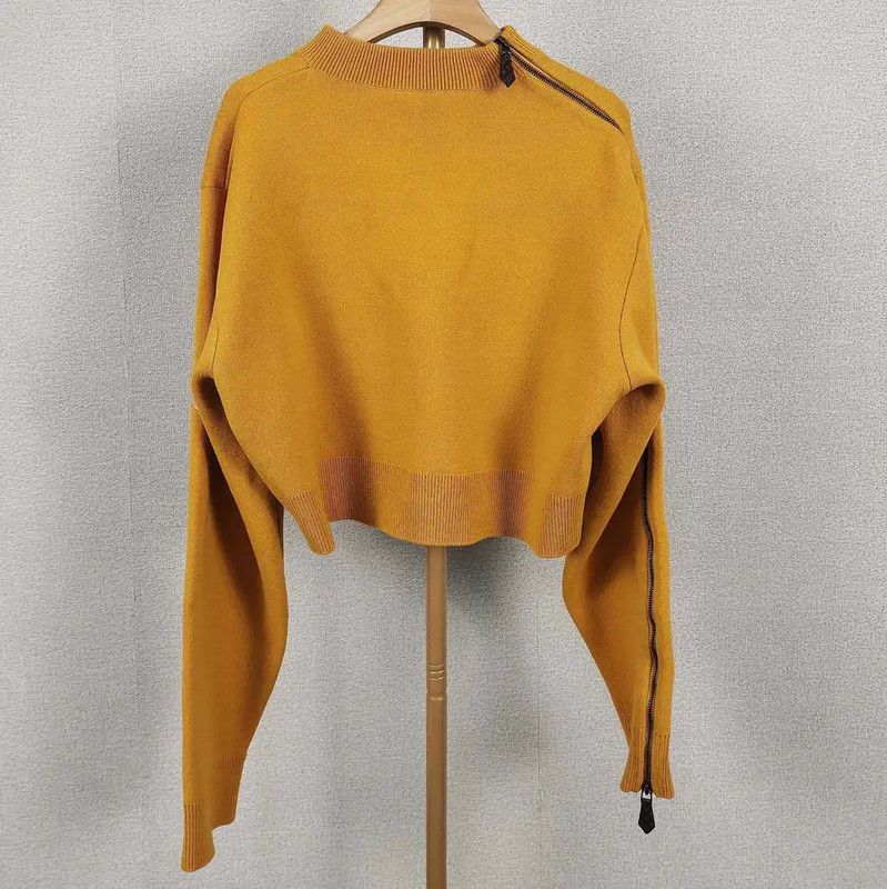 Louis Vuitton Louis Vuitton Women's Yellow Wool Knit Sweater 0089 Size S / US 4 / IT 40 - 2 Thumbnail