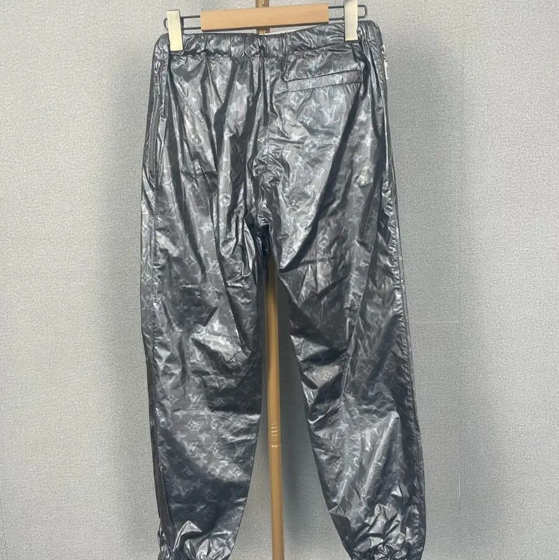 Louis Vuitton Louis Vuitton Gray Modal Women's Relaxed Pants 0089 Size 22" - 2 Thumbnail
