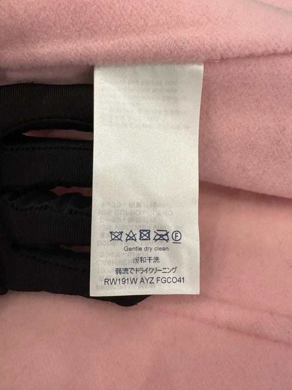Louis Vuitton Louis Vuitton Pink Cashmere Women's Coat 0089 Size S / US 4 / IT 40 - 6 Thumbnail