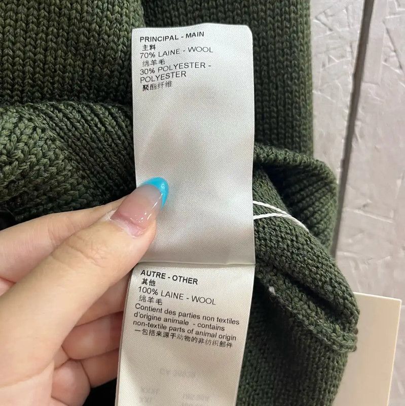 Louis Vuitton Louis Vuitton Green Cashmere Knit Sweater 0089 Size XL / US 12-14 / IT 48-50 - 6 Thumbnail