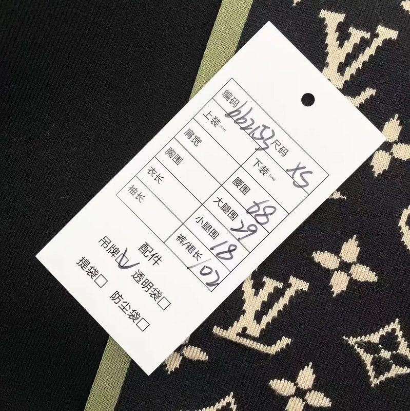 Louis Vuitton Louis Vuitton Multicolor Wool Women's Casual Pants 0089 Size 22" - 8 Thumbnail