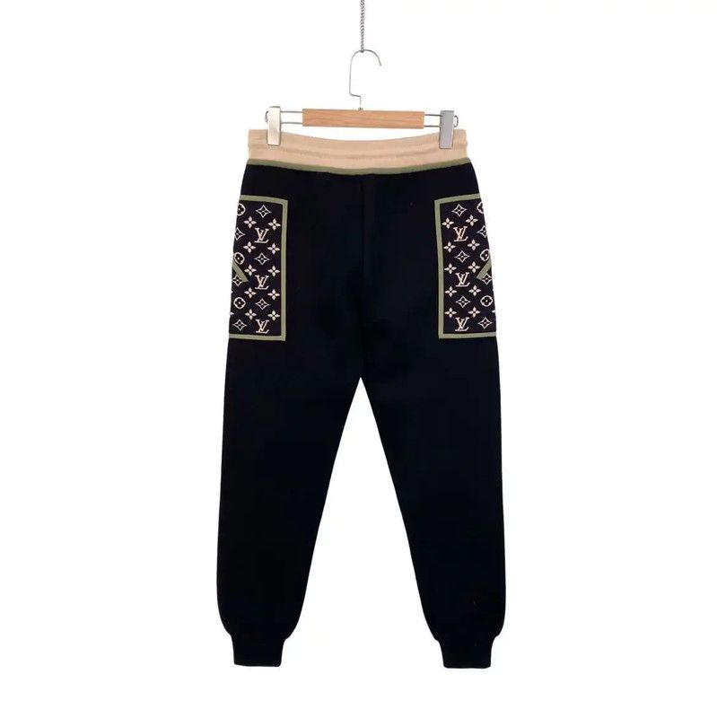Louis Vuitton Louis Vuitton Multicolor Wool Women's Casual Pants 0089 Size 22" - 2 Thumbnail
