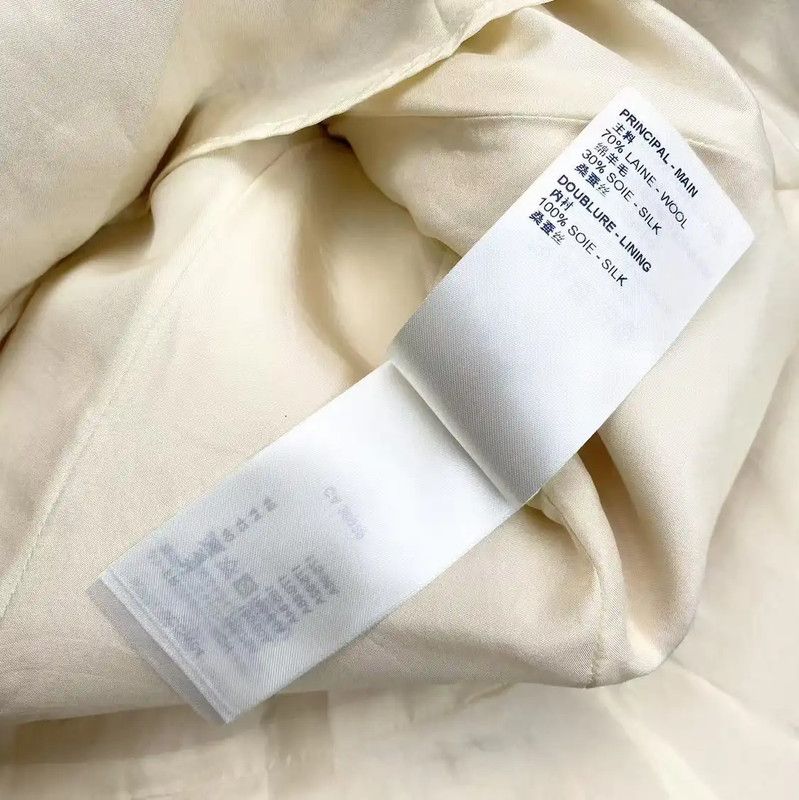 Louis Vuitton Louis Vuitton Women's Cream Wool Dress 0089 Size ONE SIZE - 5 Thumbnail