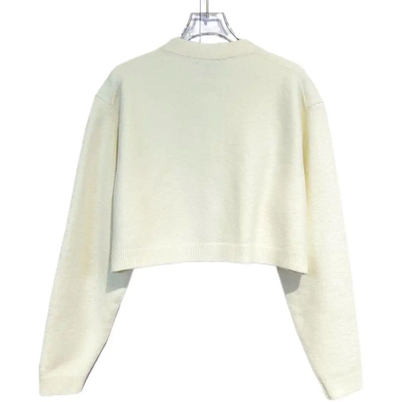 Louis Vuitton Louis Vuitton Winter Cream Cashmere Cardigan for Women 0089 Size XS / US 0-2 / IT 36-38 - 2 Thumbnail