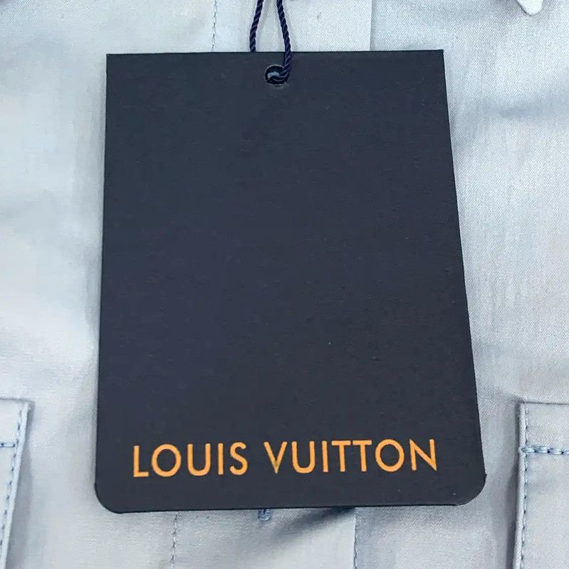 Louis Vuitton Louis Vuitton S Size Blue Cotton Women's Shirt 0089 Size S / US 4 / IT 40 - 8 Thumbnail