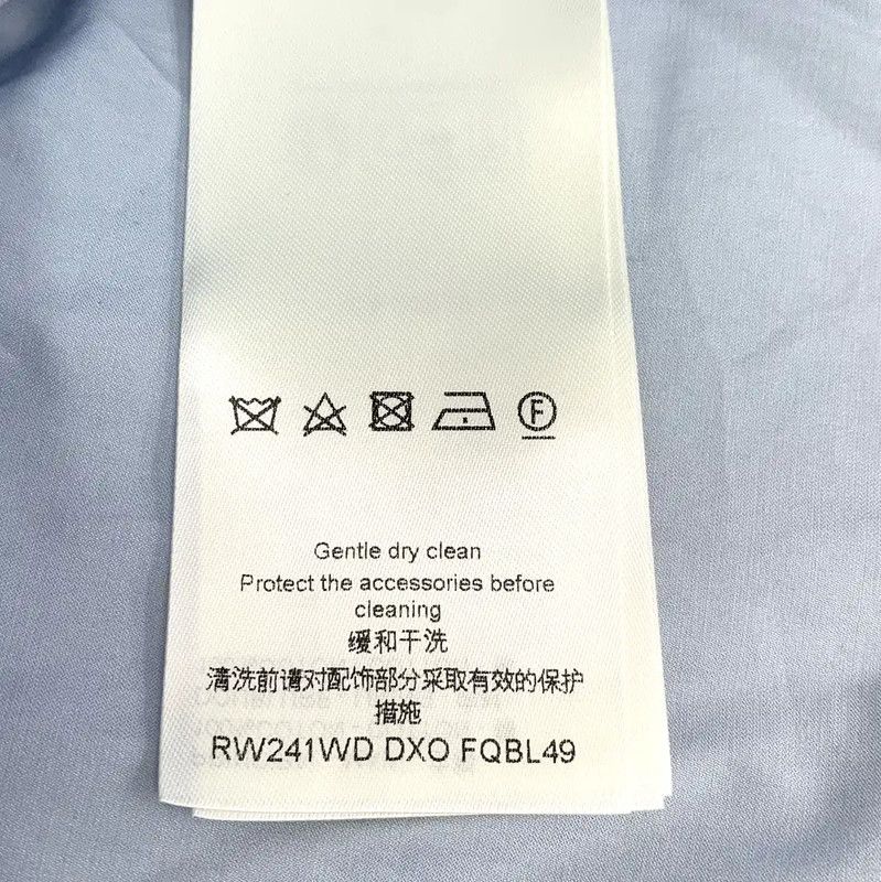Louis Vuitton Louis Vuitton S Size Blue Cotton Women's Shirt 0089 Size S / US 4 / IT 40 - 6 Thumbnail