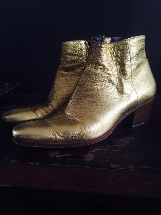 Dior homme outlet gold boots