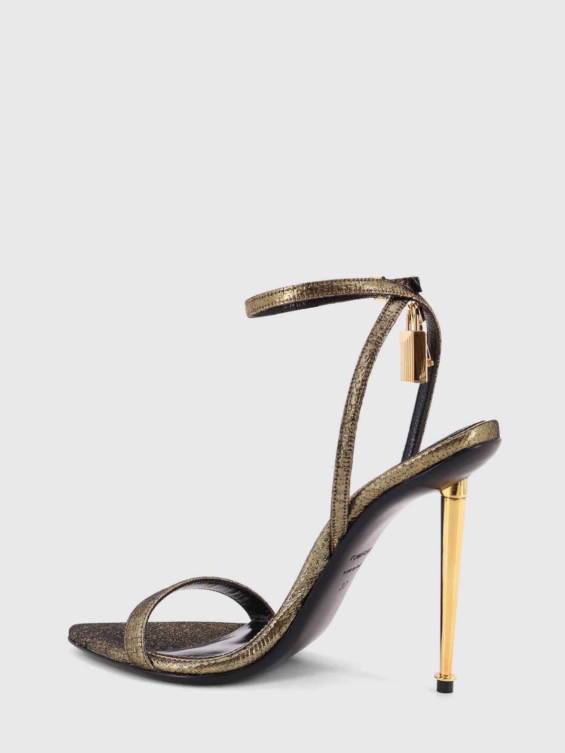 Tom Ford Tom Ford Heeled Sandals Woman Gold Size US 6 / IT 36 - 3 Thumbnail