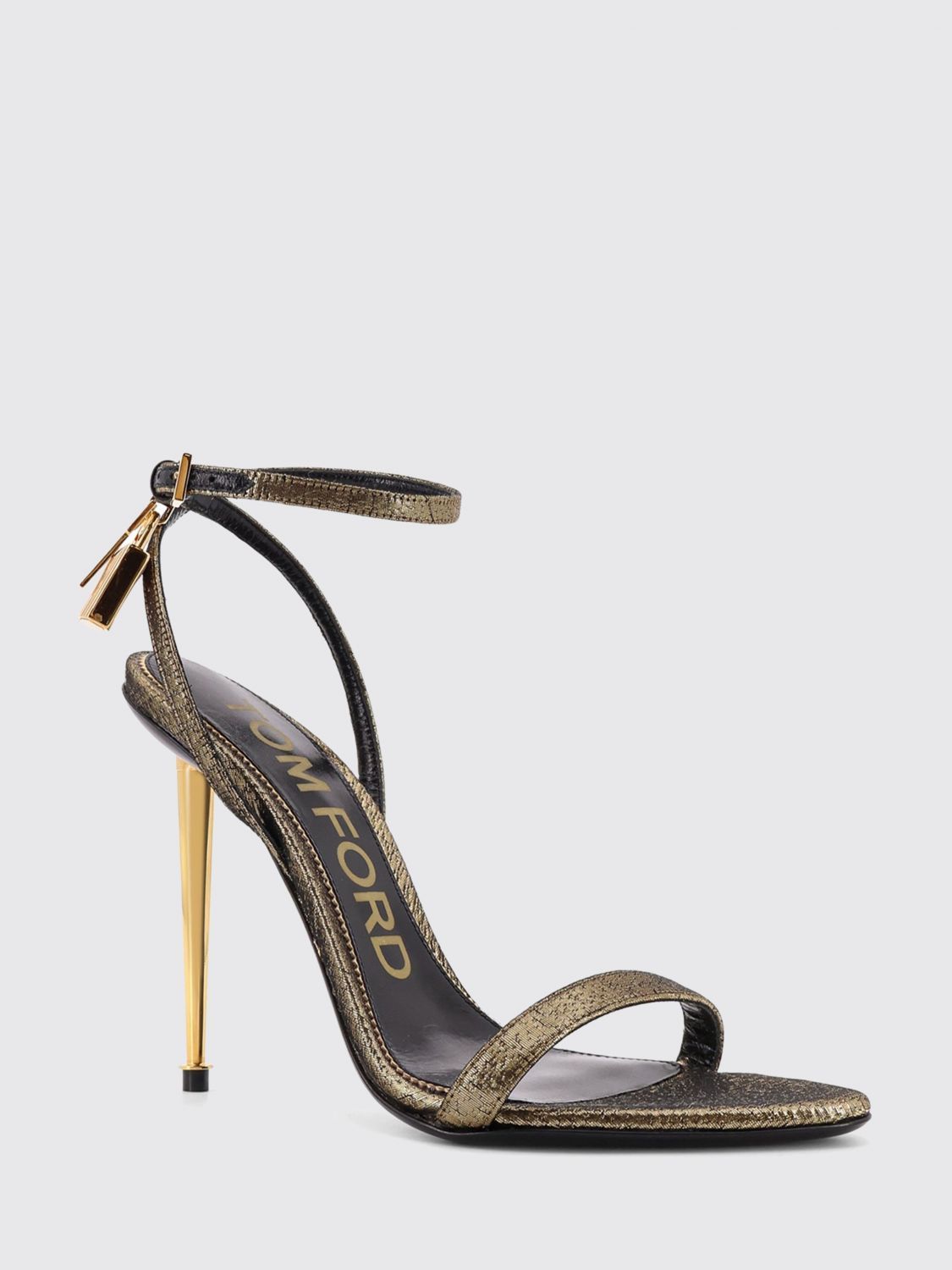 Tom Ford Tom Ford Heeled Sandals Woman Gold Size US 8 / IT 38 - 2 Thumbnail