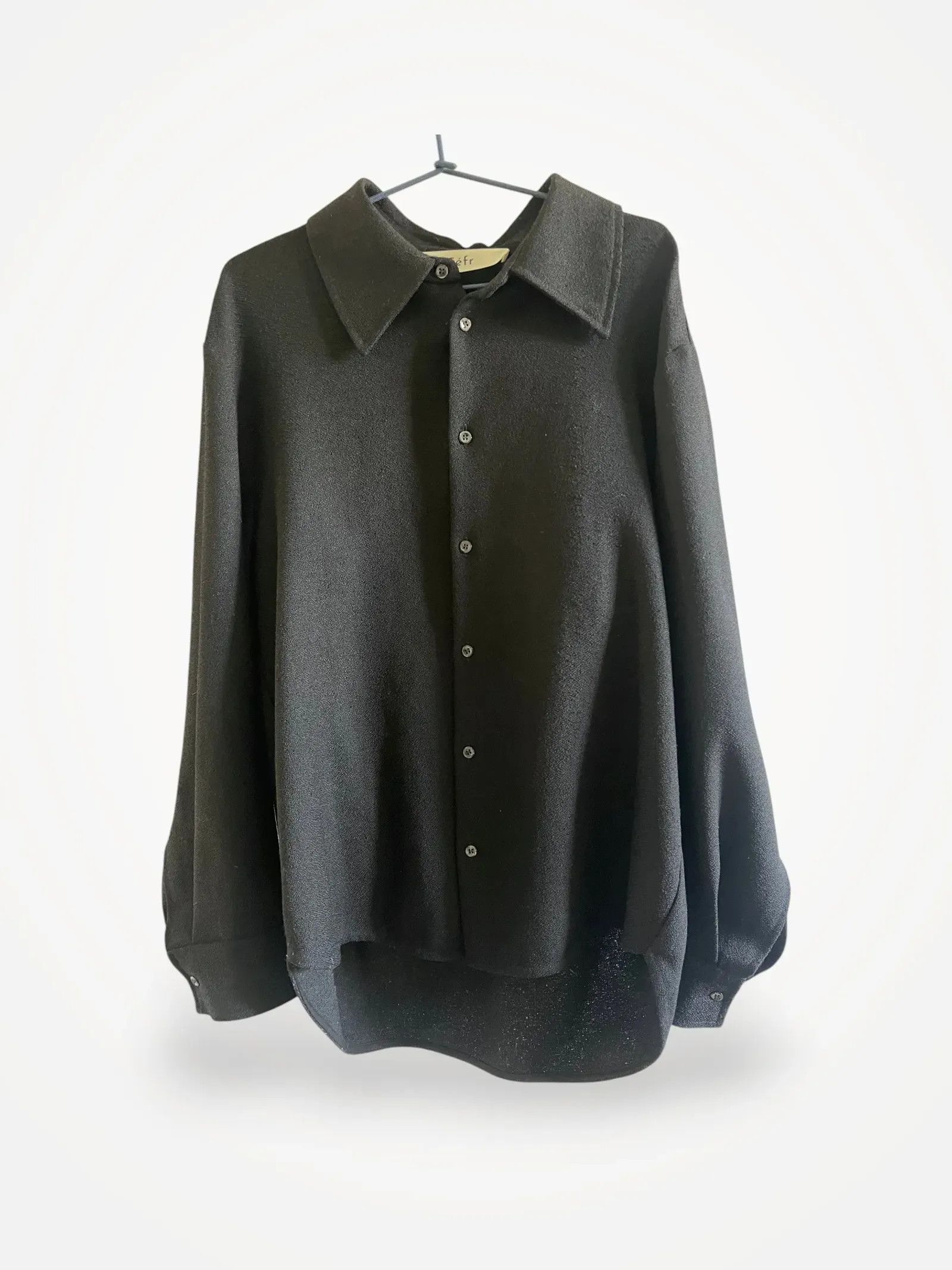 Sefr Séfr Wes Shirt Structured Coal Shirt Size US S / EU 44-46 / 1 - 2 Thumbnail