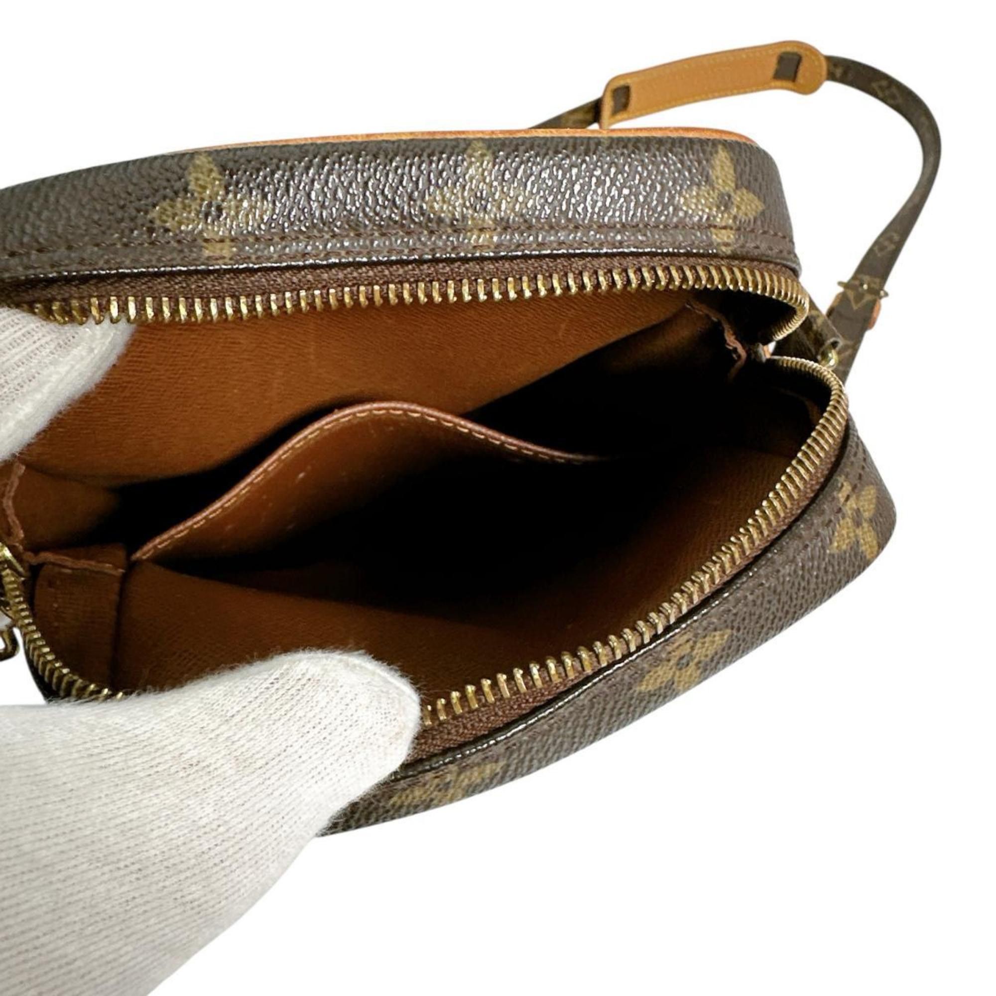 Louis Vuitton Louis Vuitton Monogram Danube Shoulder Bag in Canvas, M45266, Brown Size ONE SIZE - 10 Thumbnail
