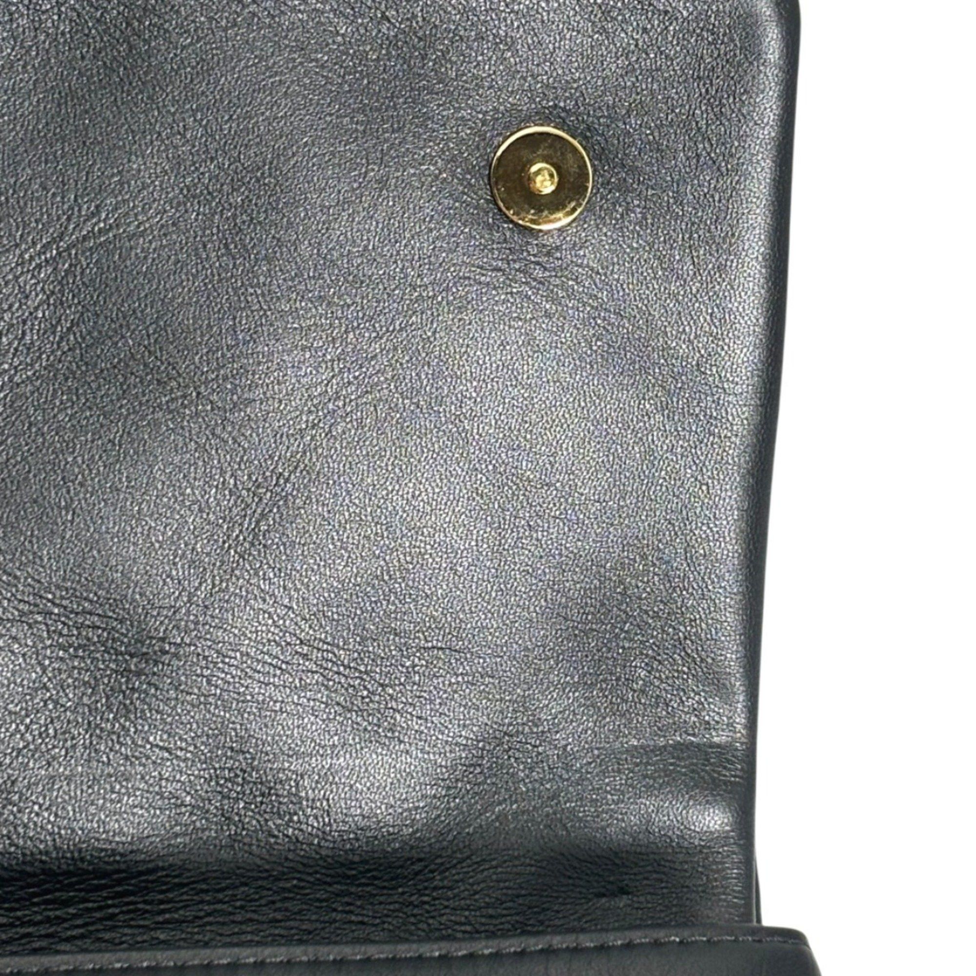 Louis Vuitton Louis Vuitton Monogram Pochette Coussin Shoulder Bag in Lambskin, M82116, Black Size ONE SIZE - 17 Thumbnail