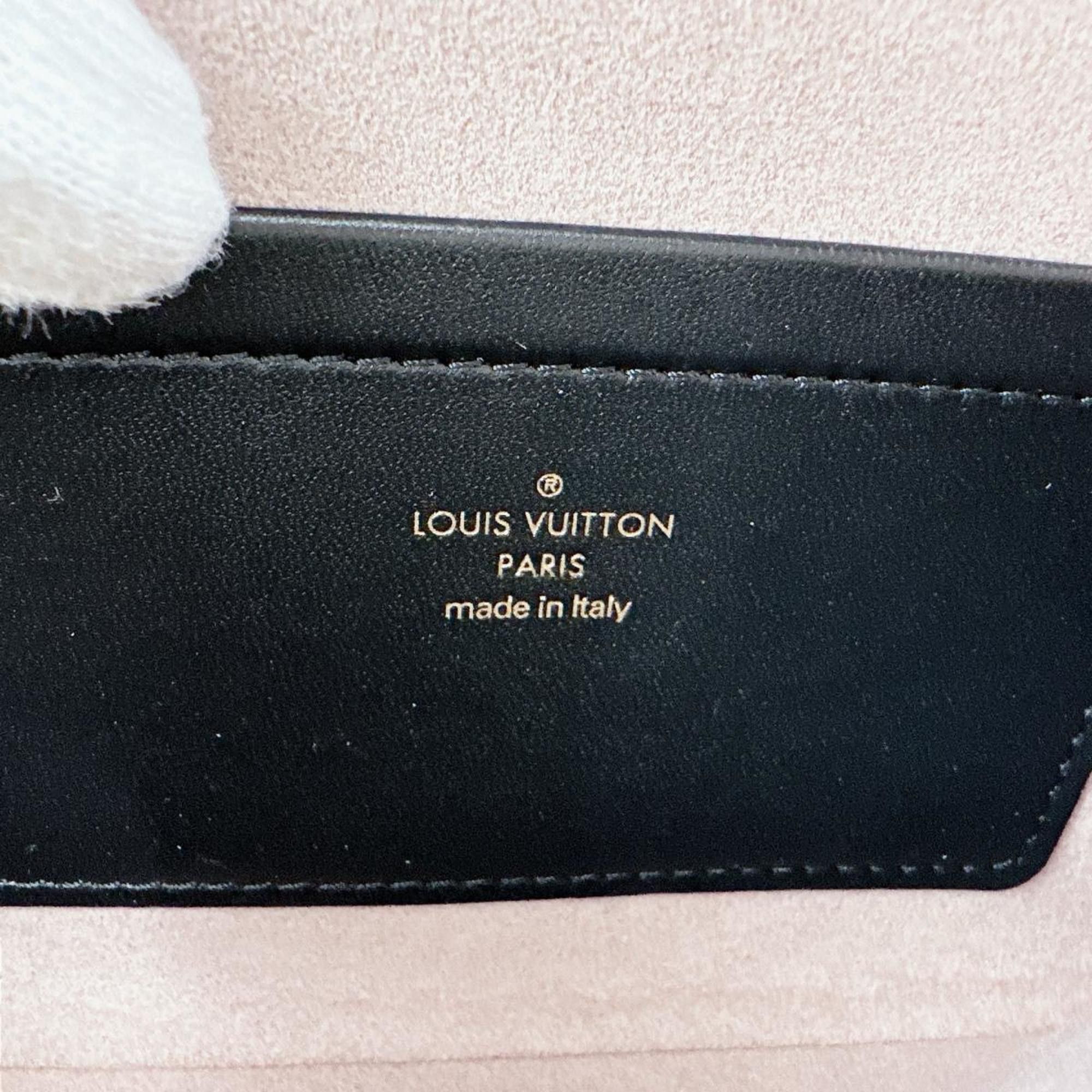 Louis Vuitton Louis Vuitton Monogram Pochette Coussin Shoulder Bag in Lambskin, M82116, Black Size ONE SIZE - 14 Thumbnail