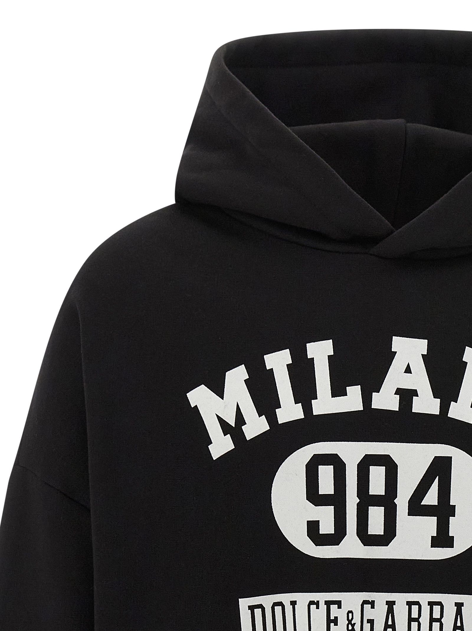 Dolce & Gabbana Flocked Print Hoodie Size US M / EU 48-50 / 2 - 3 Thumbnail