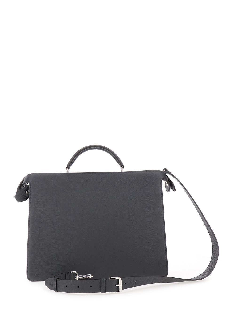 Fendi 'ISeeU Medium' Grey Handbag with Removable Internal Pocket in Leather Man Size ONE SIZE - 4 Thumbnail