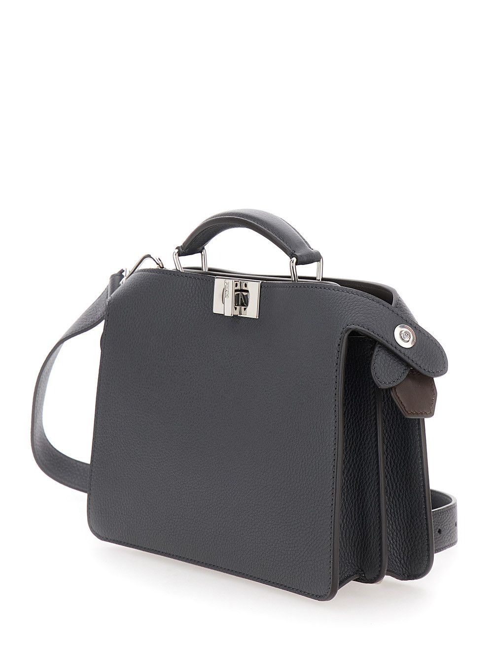 Fendi 'ISeeU Small' Grey Handbag with Removable Internal Pocket in Leather Man Size ONE SIZE - 2 Thumbnail