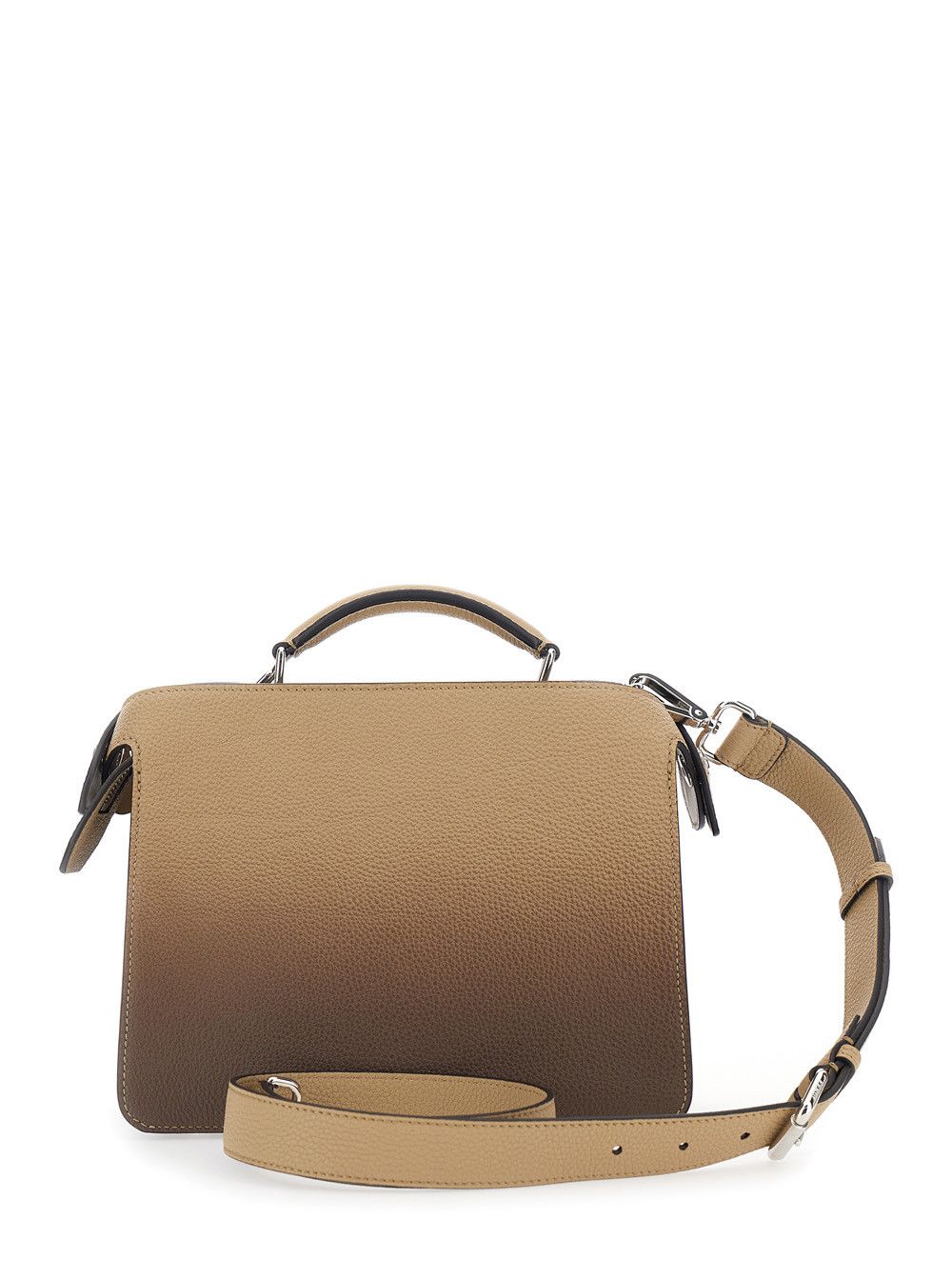 Fendi 'ISeeU Small' Beige Handbag with Removable Internal Pocket and Faded Effect in Leather Man Size ONE SIZE - 4 Thumbnail