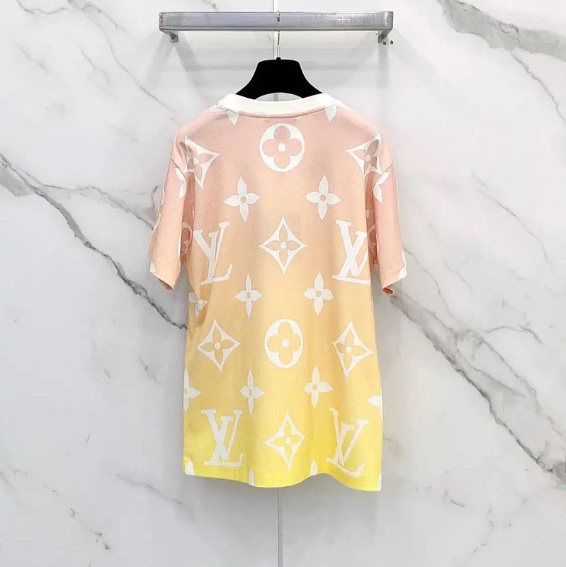 Louis Vuitton Louis Vuitton Color Block Summer T-shirt 0089 Size M / US 6-8 / IT 42-44 - 2 Thumbnail