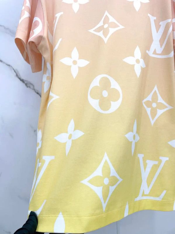 Louis Vuitton Louis Vuitton Color Block Summer T-shirt 0089 Size M / US 6-8 / IT 42-44 - 8 Thumbnail